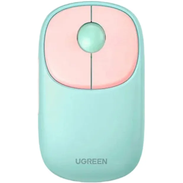 Мышь Ugreen Fun+ MU102 15722 (мятный/розовый)